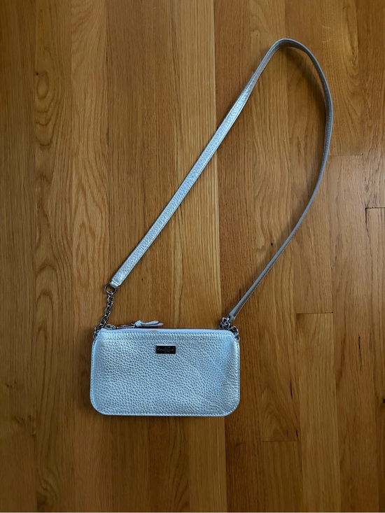 Cole Haan Handbags - Cole Haan silver crossbody bag